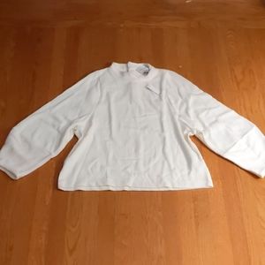 Madewell - White corduroy top